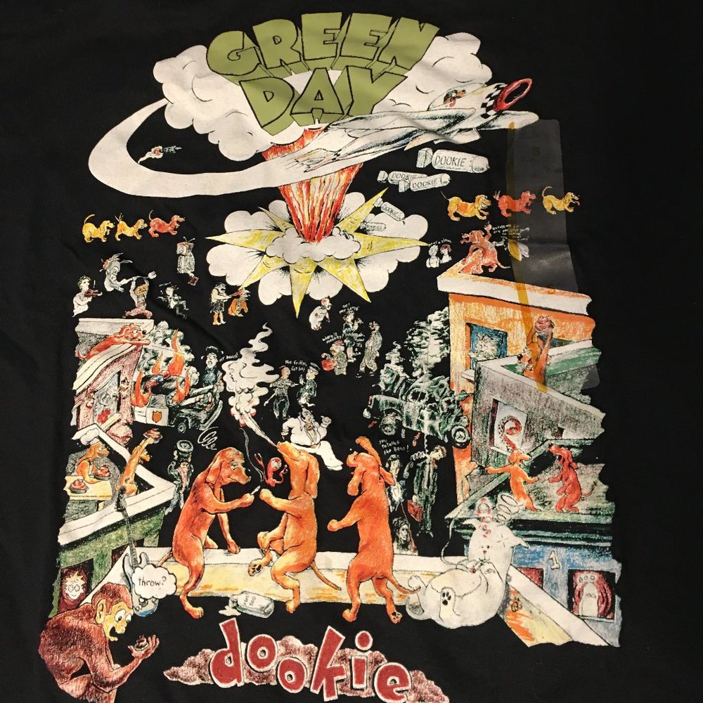 NWT Green Day Dookie 1994 Concert T Shirt